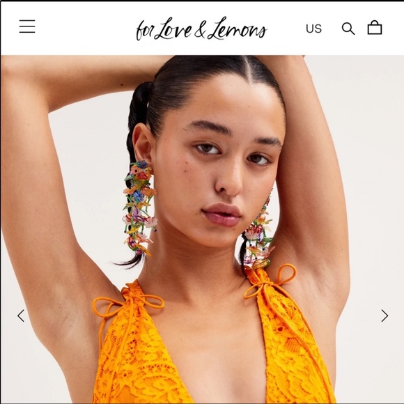 For Love And Lemons Jewelry - For Love and Lemons Carmela Flower Earrings